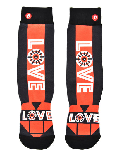 Mens Love Arrow Novelty Crew Socks